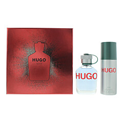 Hugo Boss Hugo Man 2 Piece Gift Set: Eau De Toilette 75ml - Deodorant Spray 150m