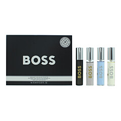 Hugo Boss Bottled 4 Piece Gift Set: Eau De Parfum 10ml - Eau De Toilette 10ml - Parfum 10ml - Infinite Eau De Parfum 10ml