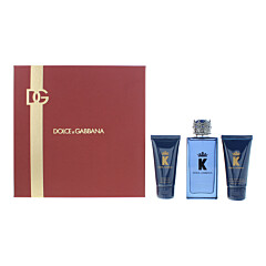 Dolce Gabbana K 3 Piece Gift Set: Eau De Parfum 100ml - Aftershave Balm 50ml - Shower Gel 50ml