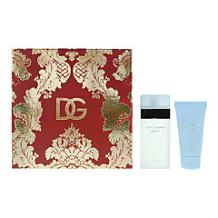 Dolce Gabbana Light Blue 2 Piece Gift Set: Eau De Toilette 50ml - Body Cream 50ml