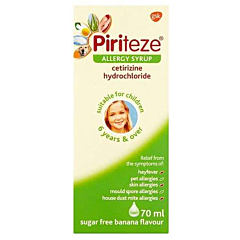 Piriteze Allergy Syrup 70mls