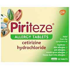 Piriteze Tablet Allergy 30s